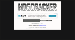 Desktop Screenshot of md5cracker.com
